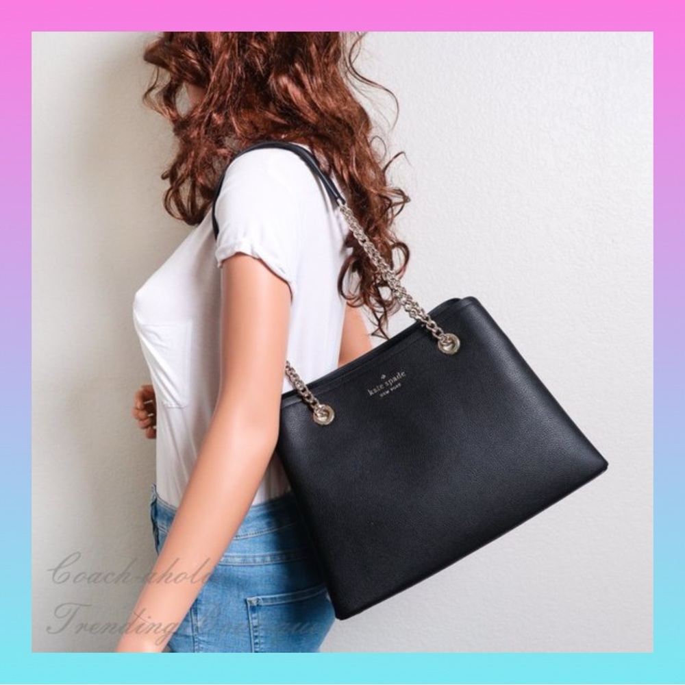 Kate Spade New York NWOr
JORDYN MEDIUm Gold CHAIN HANDLE leather TOTE